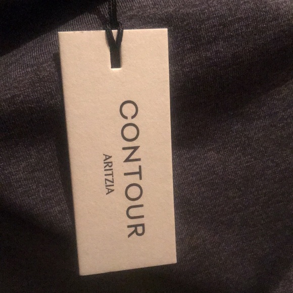 Aritzia Heather Charcoal Off-the-Shoulder Top - Picture 8 of 14